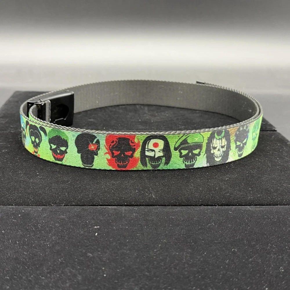 Buckle-Down Suicide Squad Adjustable Web Belt One Size Loot Crate Bottle Opener